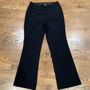 Lane Bryant 12R Black Straight Leg Pants